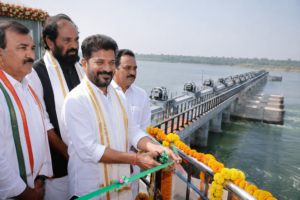 CM Revanth Reddy Inaugurates Sadarmat Barrage