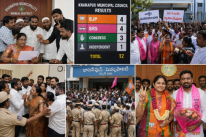 Political Deadlock Ends as BJP-BRS Alliance Secures Khanapur Municipality Chairperson Post