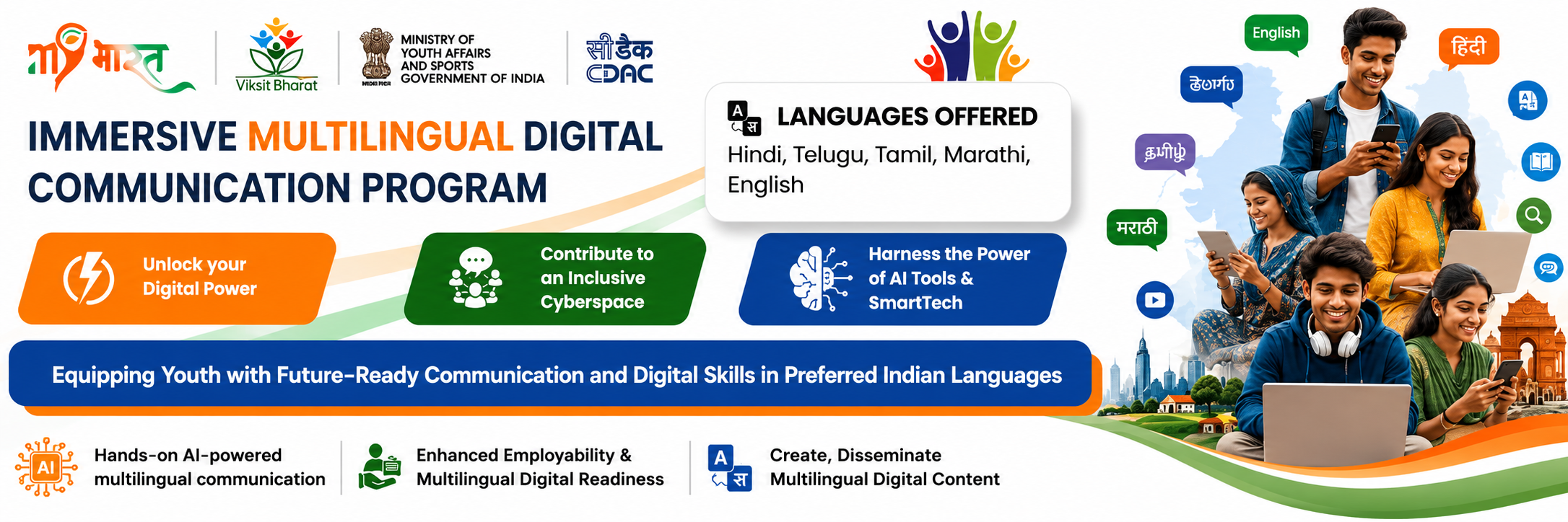 Immersive Multilingual Digital Communication Program in English Language