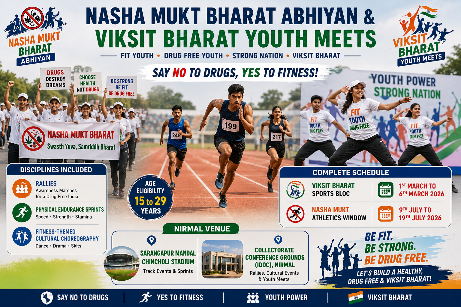 Nasha Mukt Bharat Abhiyan & Viksit Bharat Youth Meets