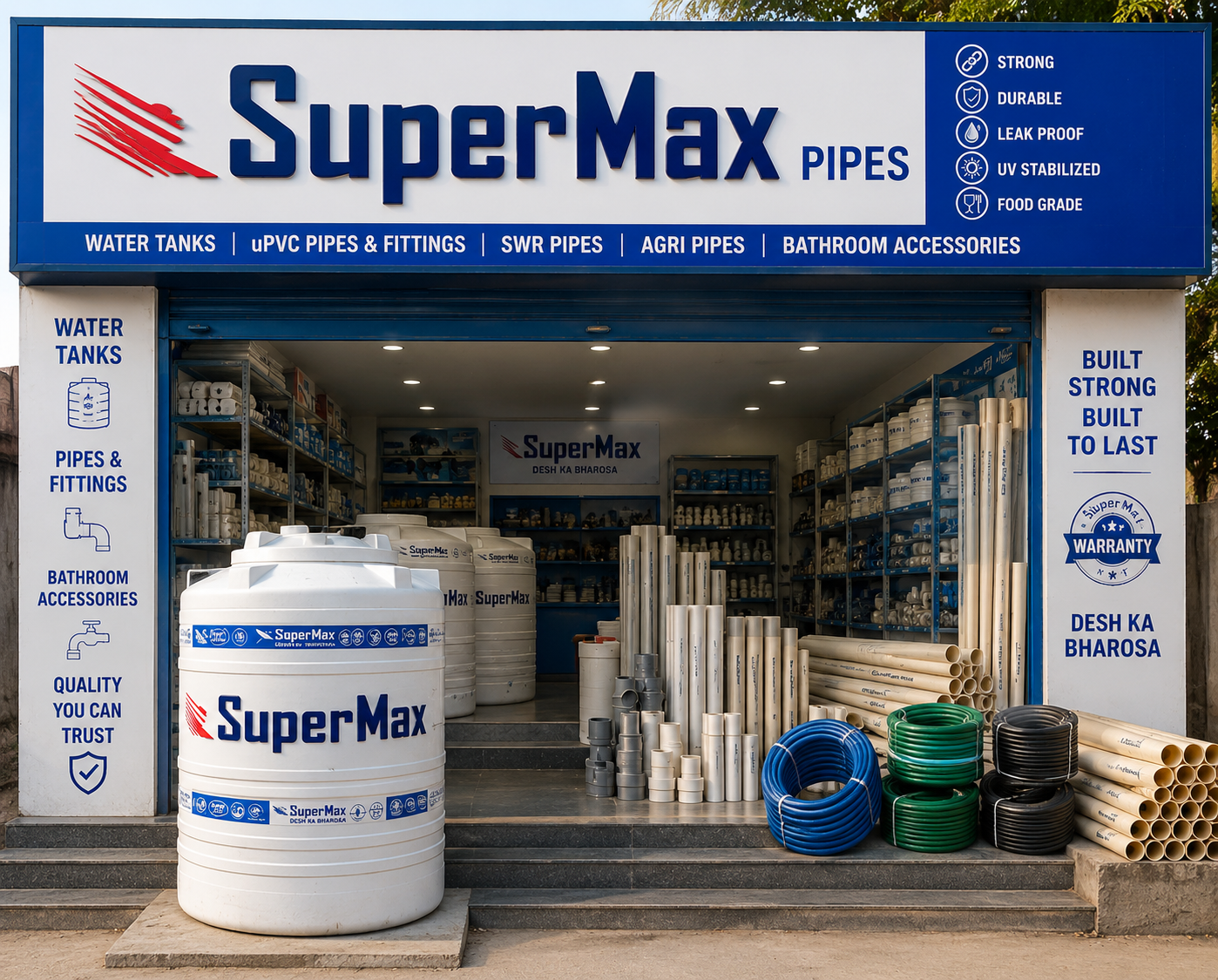 SuperMax Pipes