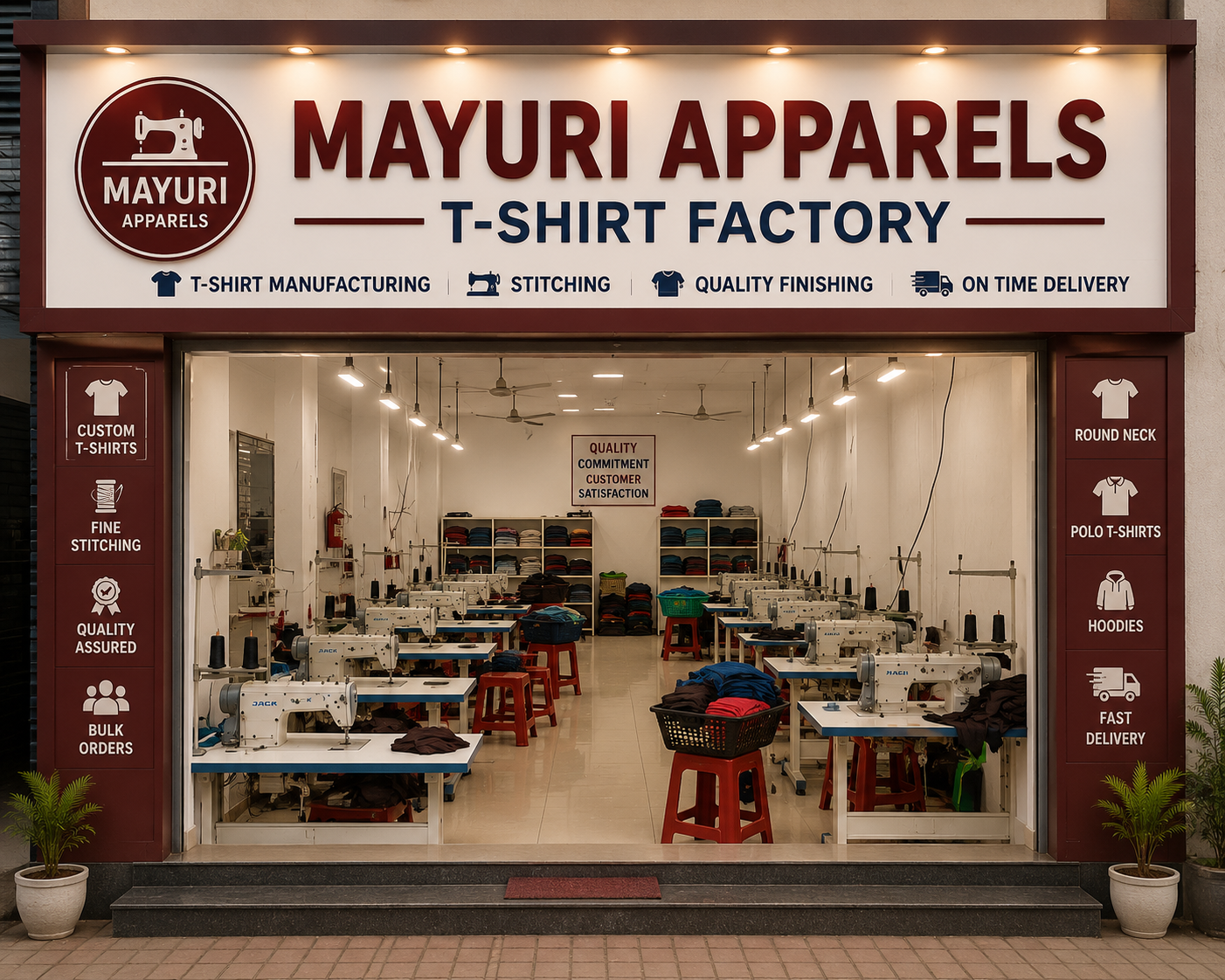 MAYURI APPARELS, TSHIRT FACTORY