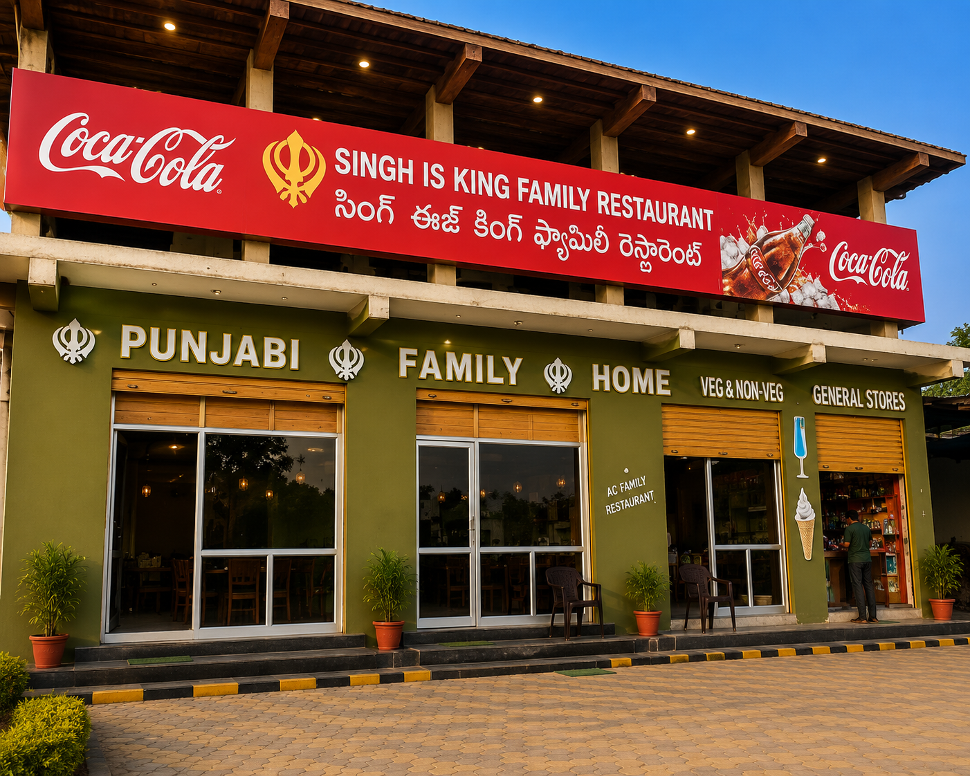 Singh Is King family restaurent